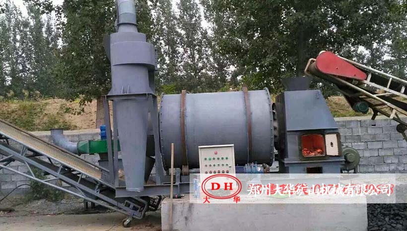 江蘇吳中時產(chǎn)6噸小型沙子烘干機生產(chǎn)現(xiàn)場