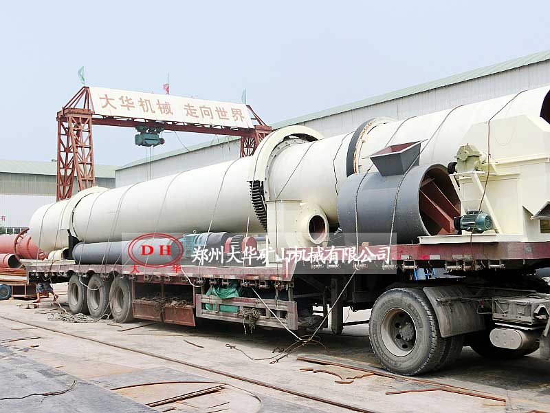 大華機(jī)械滾筒烘干機(jī)發(fā)往